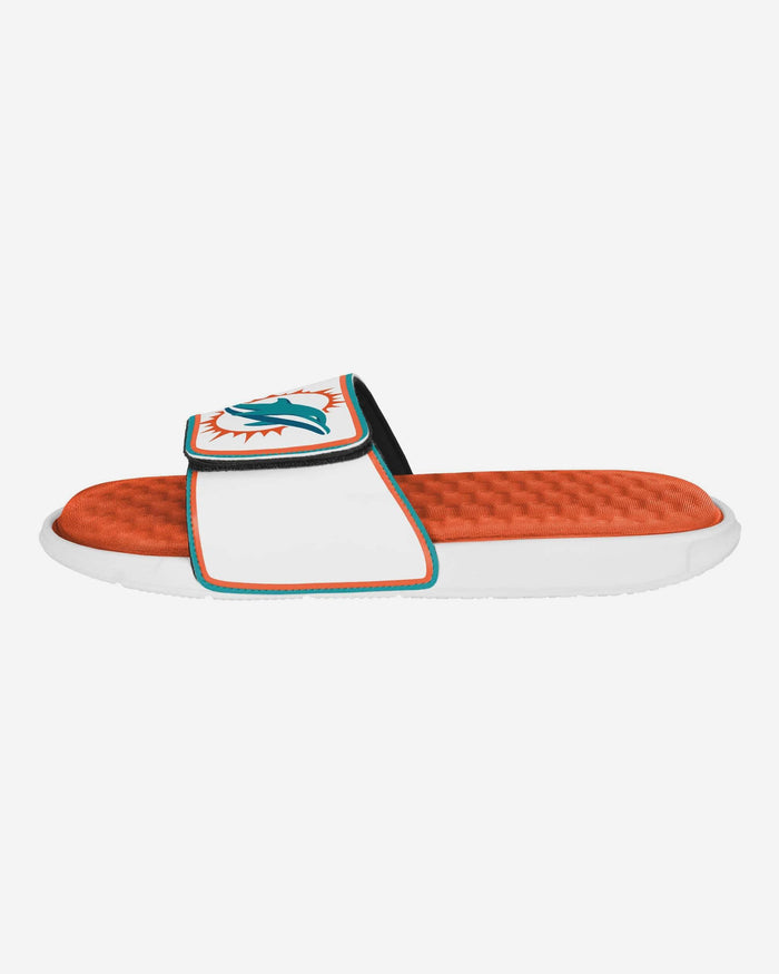 Miami Dolphins Team Color Foam Slide FOCO S - FOCO.com