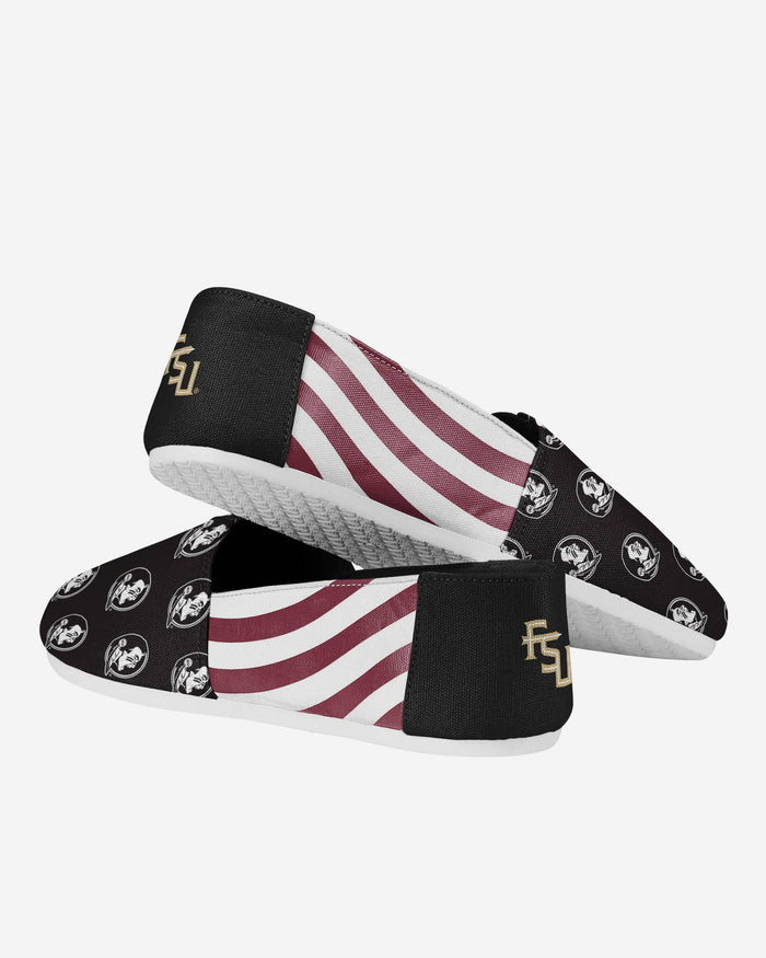 Florida State Seminoles Womens Stripe Canvas Shoe FOCO - FOCO.com