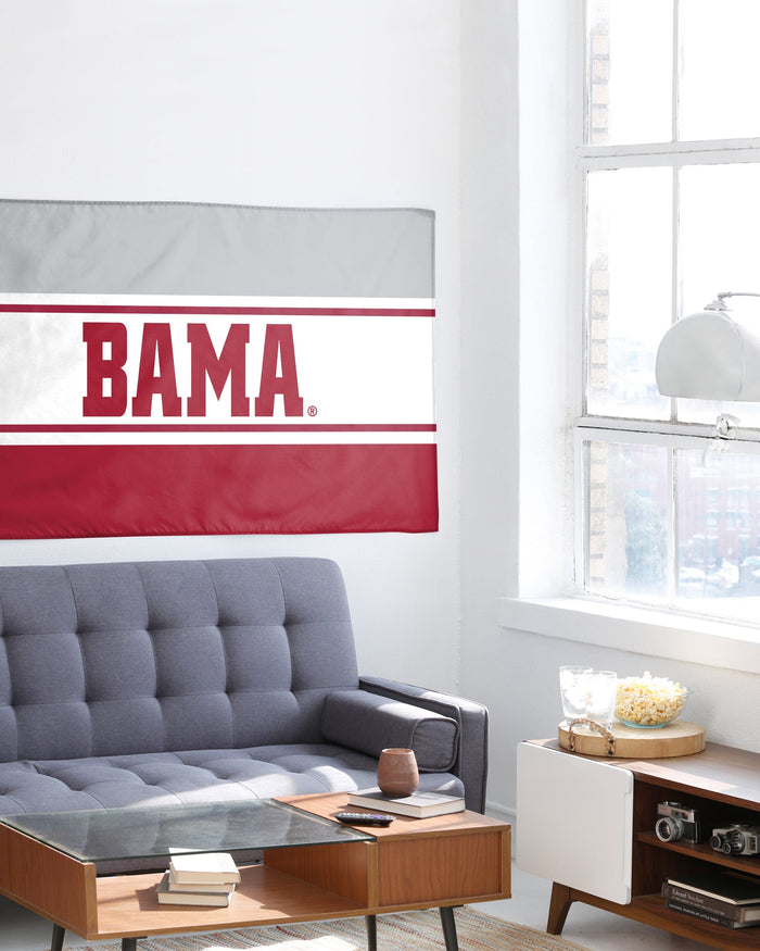 Alabama Crimson Tide Horizontal Flag FOCO - FOCO.com