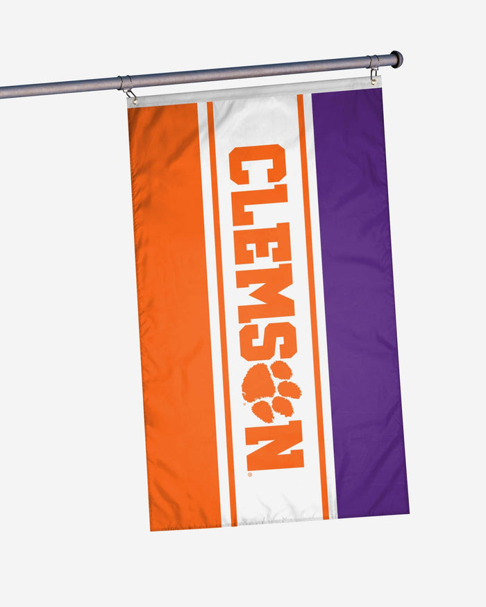 Clemson Tigers Horizontal Flag FOCO - FOCO.com