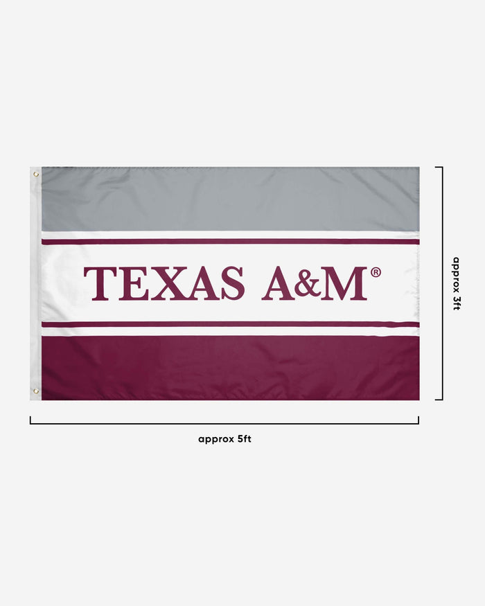 Texas A&M Aggies Horizontal Flag FOCO - FOCO.com