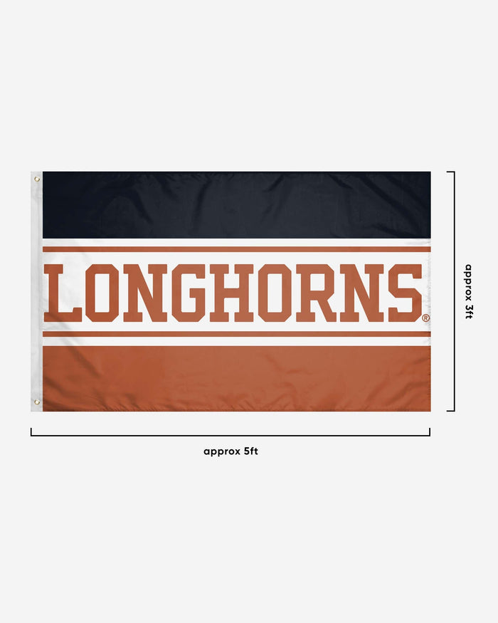 Texas Longhorns Horizontal Flag FOCO - FOCO.com