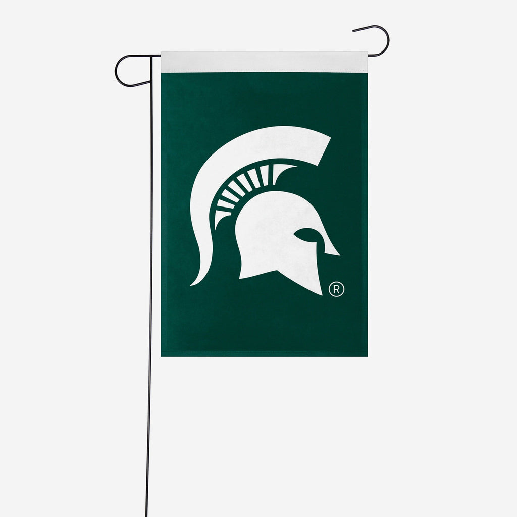 Michigan State Spartans Solid Garden Flag FOCO - FOCO.com