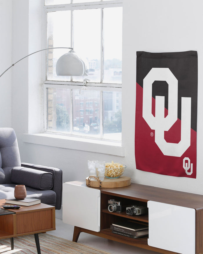 Oklahoma Sooners Vertical Flag FOCO - FOCO.com