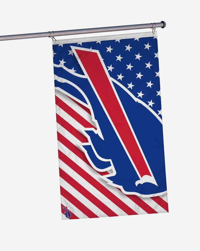 Buffalo Bills Big Logo Americana Horizontal Flag FOCO - FOCO.com