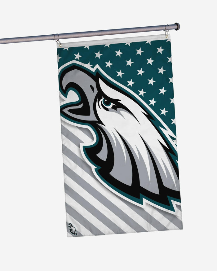 Philadelphia Eagles Big Logo Americana Horizontal Flag FOCO - FOCO.com