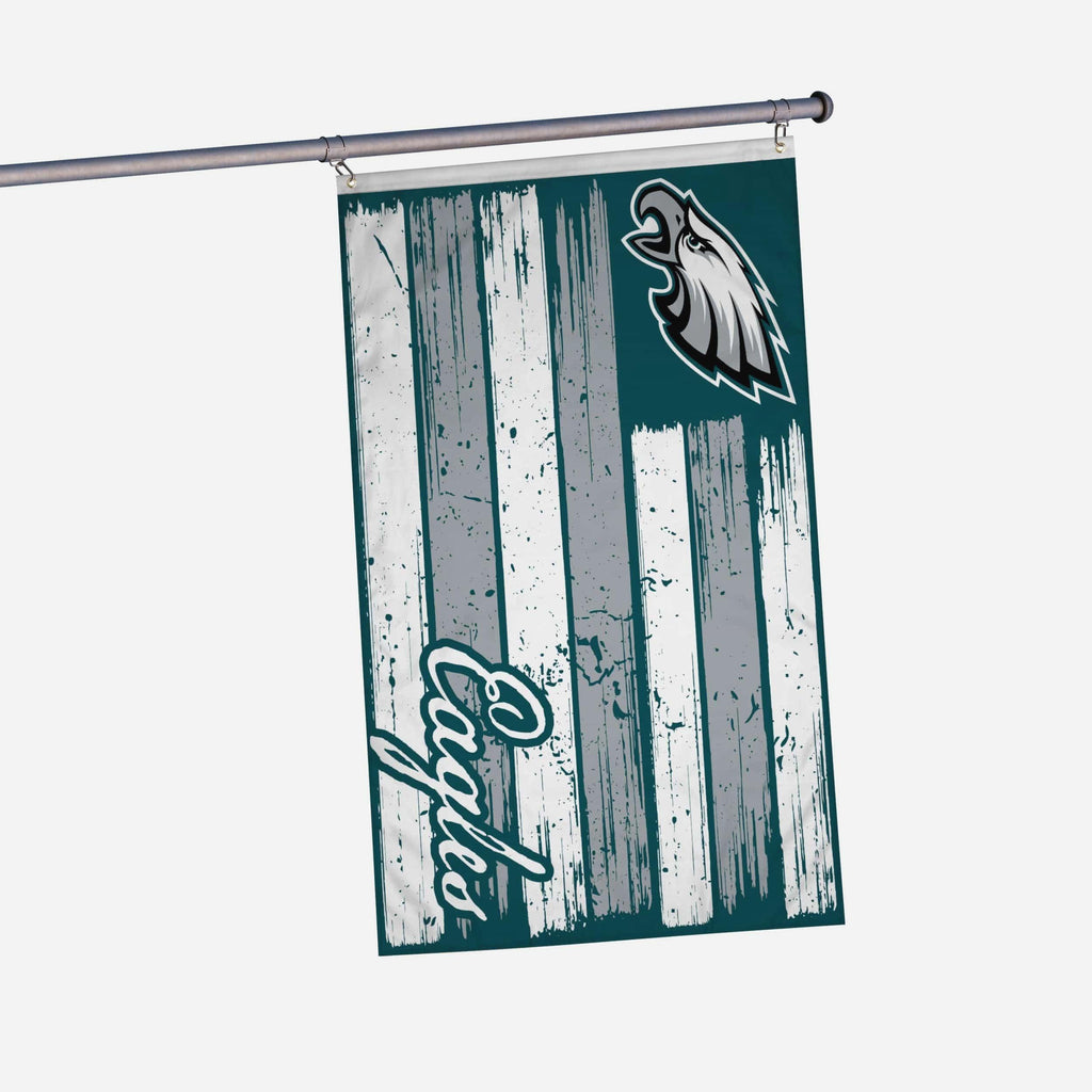Philadelphia Eagles Brushstroke Americana Horizontal Flag FOCO - FOCO.com