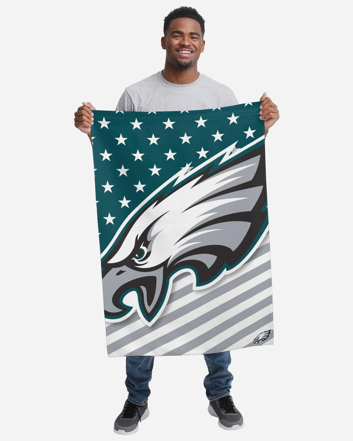 Philadelphia Eagles Big Logo Americana Vertical Flag FOCO - FOCO.com