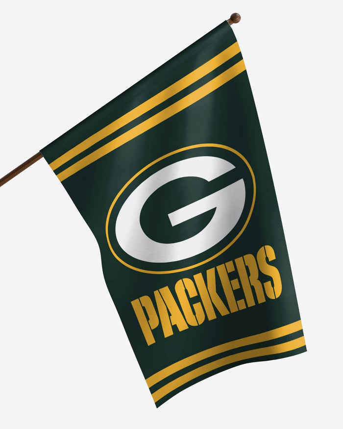 Green Bay Packers Big Logo Vertical Flag FOCO - FOCO.com