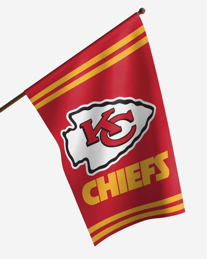 Kansas City Chiefs Big Logo Vertical Flag FOCO - FOCO.com