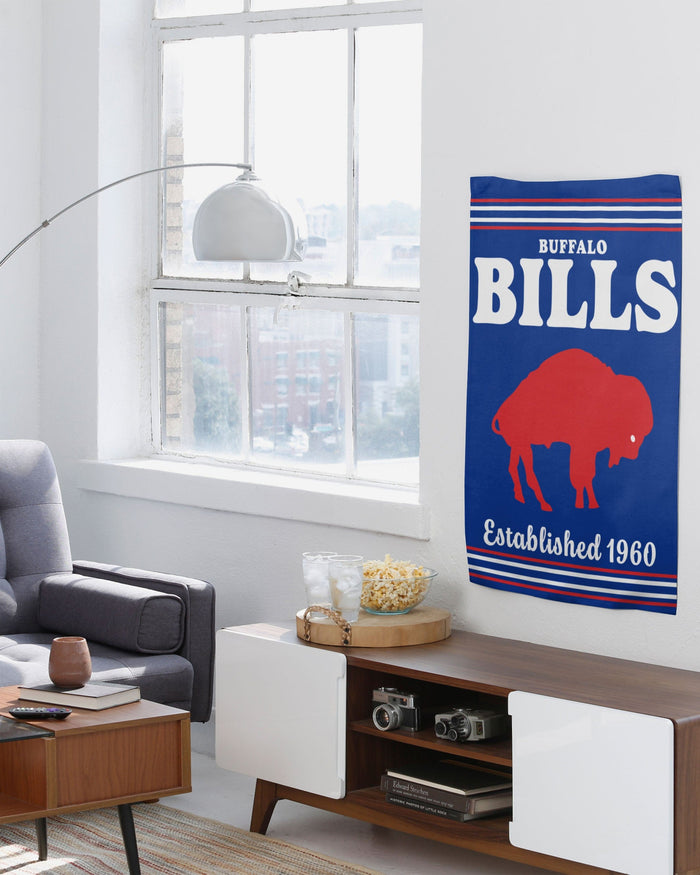 Buffalo Bills Vertical Retro Flag FOCO - FOCO.com