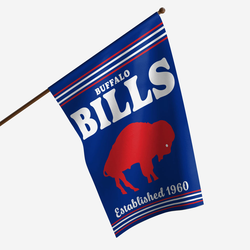 Buffalo Bills Vertical Retro Flag FOCO - FOCO.com