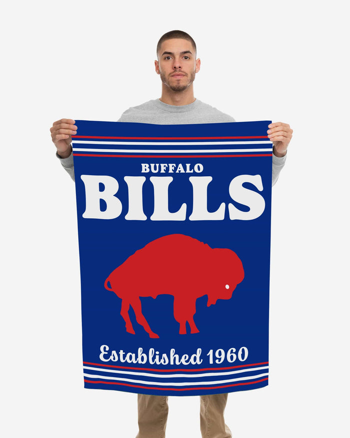 Buffalo Bills Vertical Retro Flag FOCO - FOCO.com