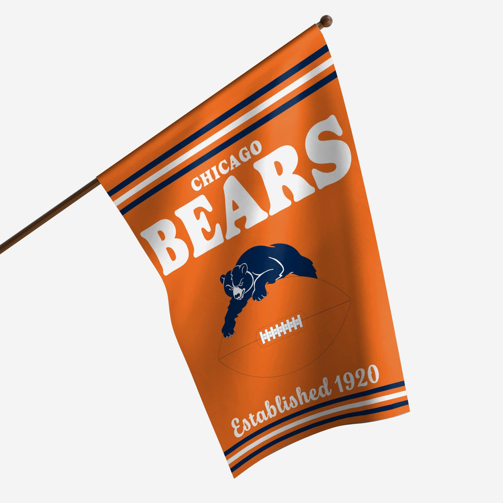 Chicago Bears Vertical Retro Flag FOCO - FOCO.com