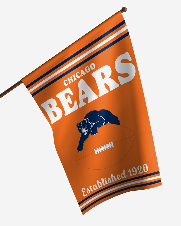 Chicago Bears Vertical Retro Flag FOCO - FOCO.com