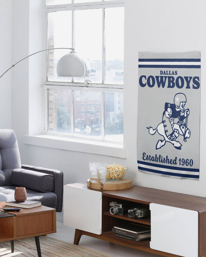 Dallas Cowboys Vertical Retro Flag FOCO - FOCO.com