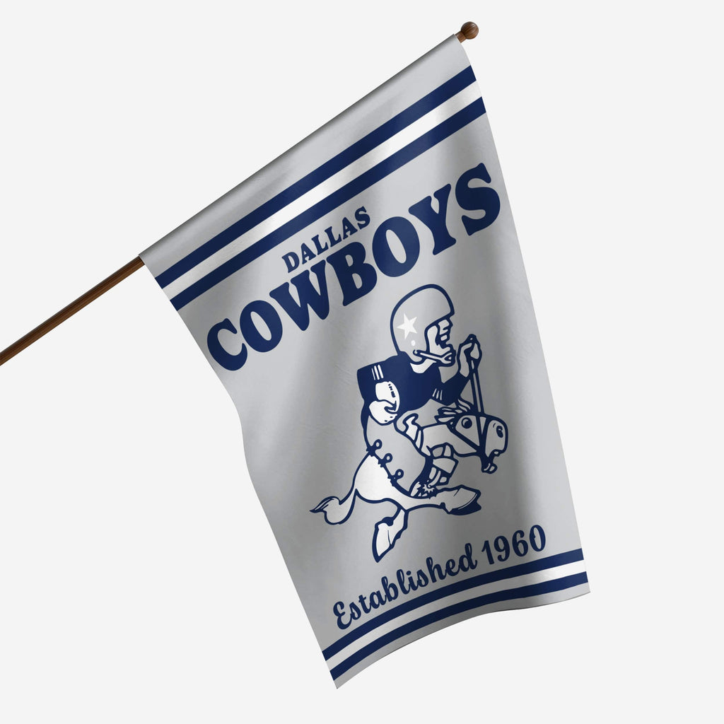 Dallas Cowboys Vertical Retro Flag FOCO - FOCO.com