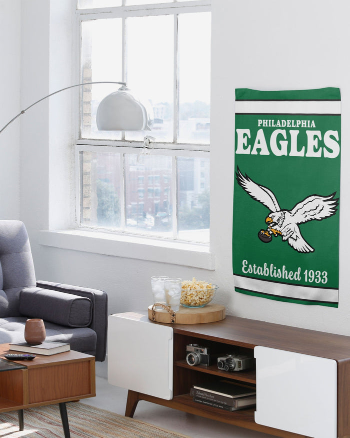 Philadelphia Eagles Vertical Retro Flag FOCO - FOCO.com