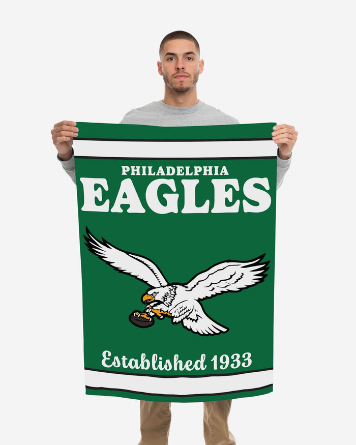 Philadelphia Eagles Vertical Retro Flag FOCO - FOCO.com