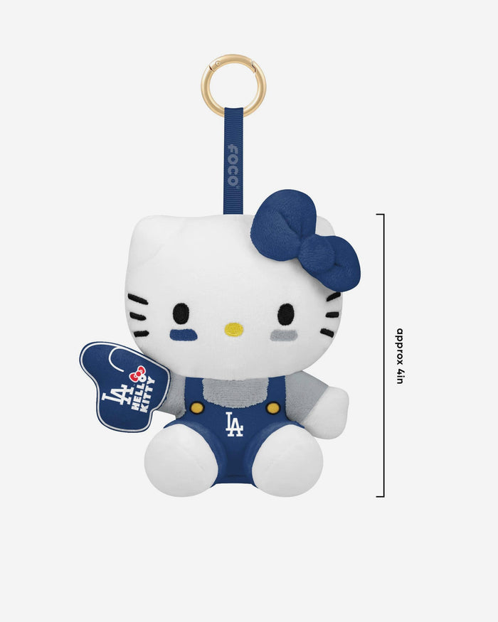 Los Angeles Dodgers Hello Kitty® FOOCOOS Plush Bag Charm Keychain Blind Box Series 1 FOCO - FOCO.com