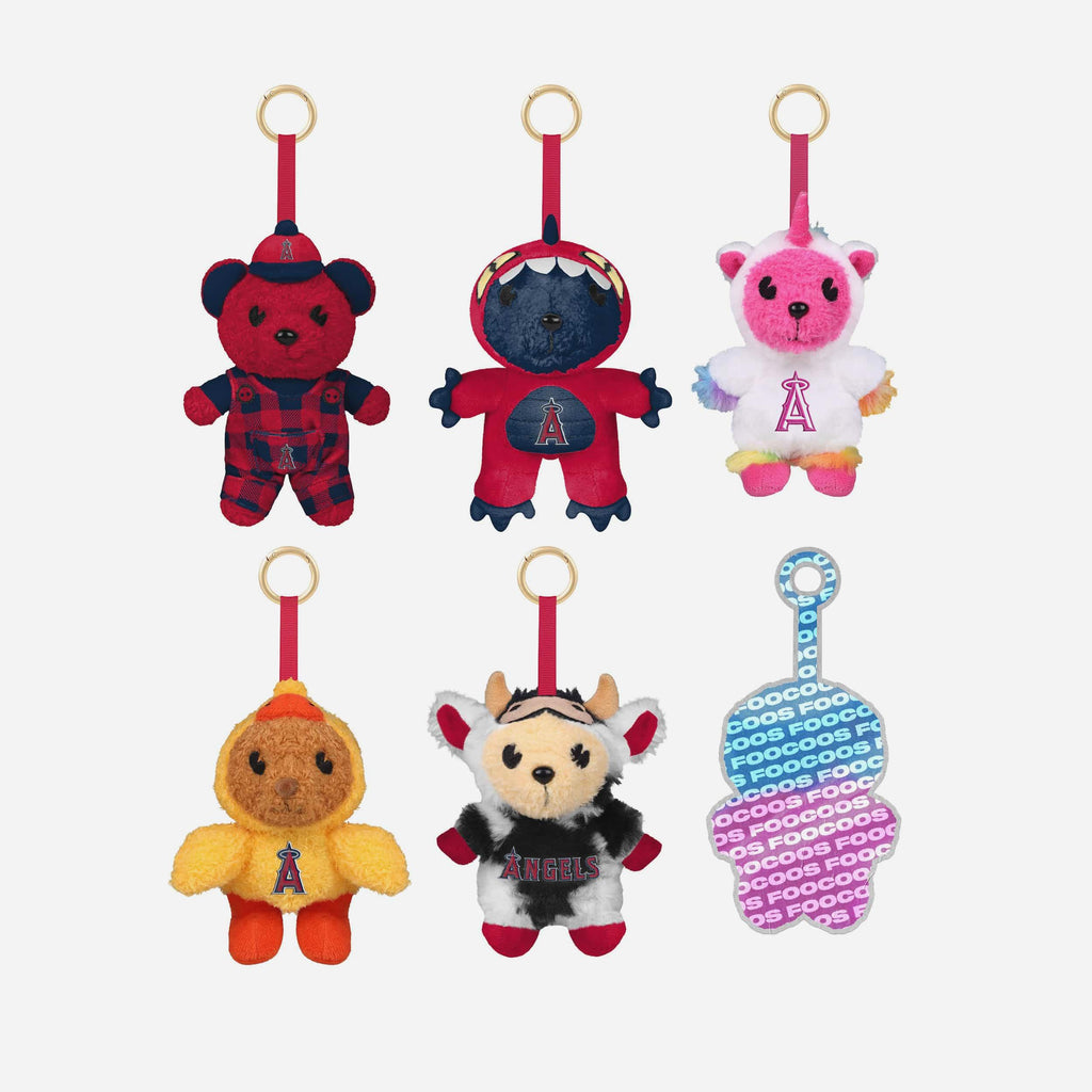 Los Angeles Angels FOOCOOS Plush Bag Charm Keychain Blind Box Series 1 FOCO - FOCO.com