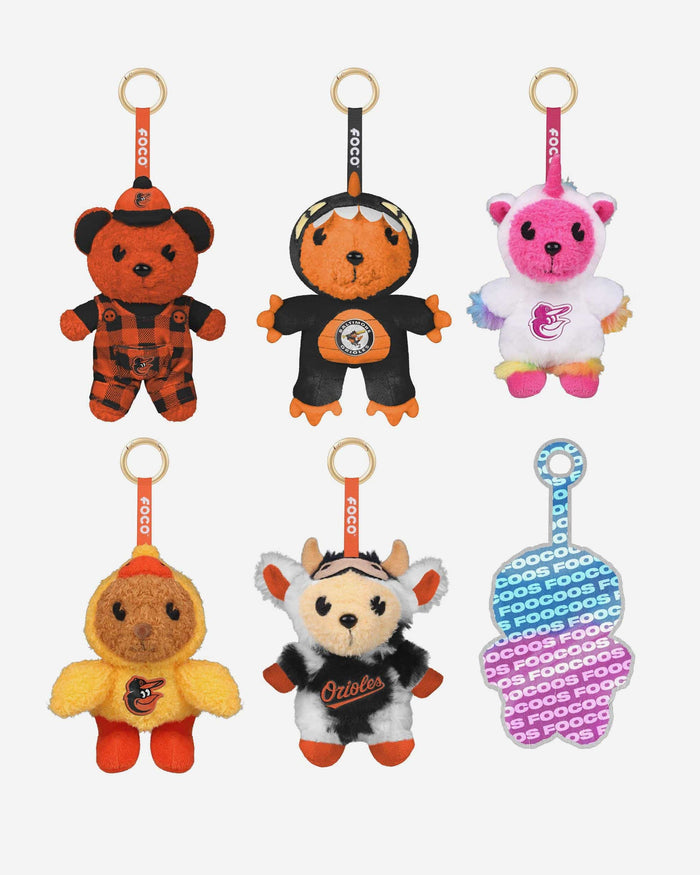 Baltimore Orioles FOOCOOS Plush Bag Charm Keychain Blind Box Series 1 FOCO - FOCO.com