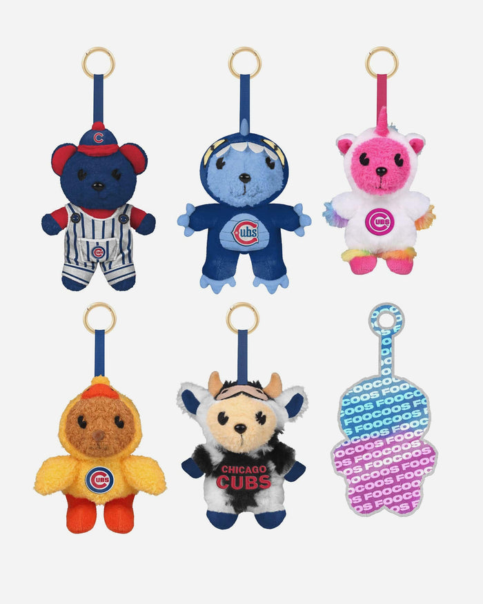 Chicago Cubs FOOCOOS Plush Bag Charm Keychain Blind Box Series 1 FOCO - FOCO.com