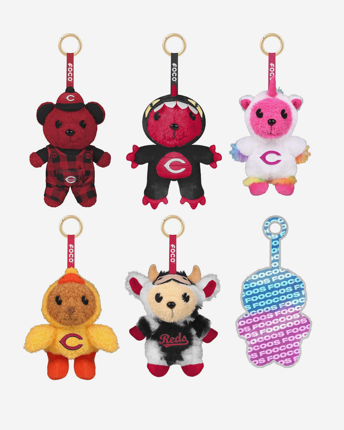 Cincinnati Reds FOOCOOS Plush Bag Charm Keychain Blind Box Series 1 FOCO - FOCO.com