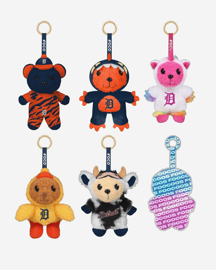 Detroit Tigers FOOCOOS Plush Bag Charm Keychain Blind Box Series 1 FOCO - FOCO.com