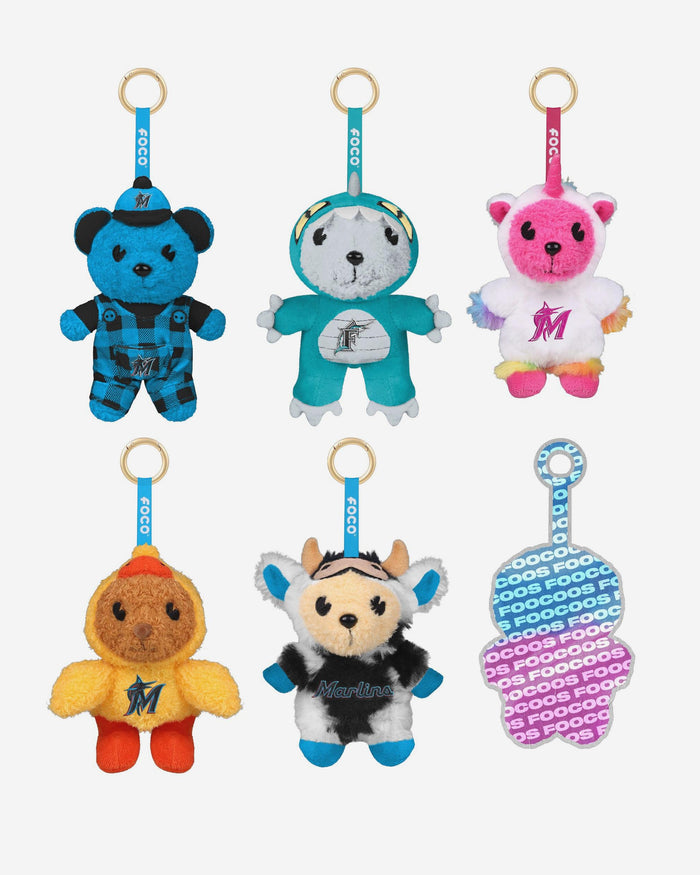 Miami Marlins FOOCOOS Plush Bag Charm Keychain Blind Box Series 1 FOCO - FOCO.com