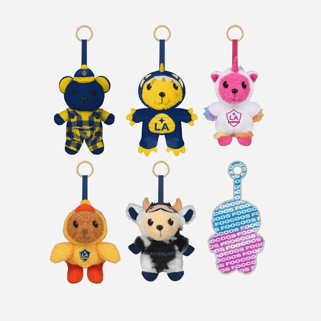 Los Angeles Galaxy FOOCOOS Plush Bag Charm Keychain Blind Box Series 1 FOCO - FOCO.com