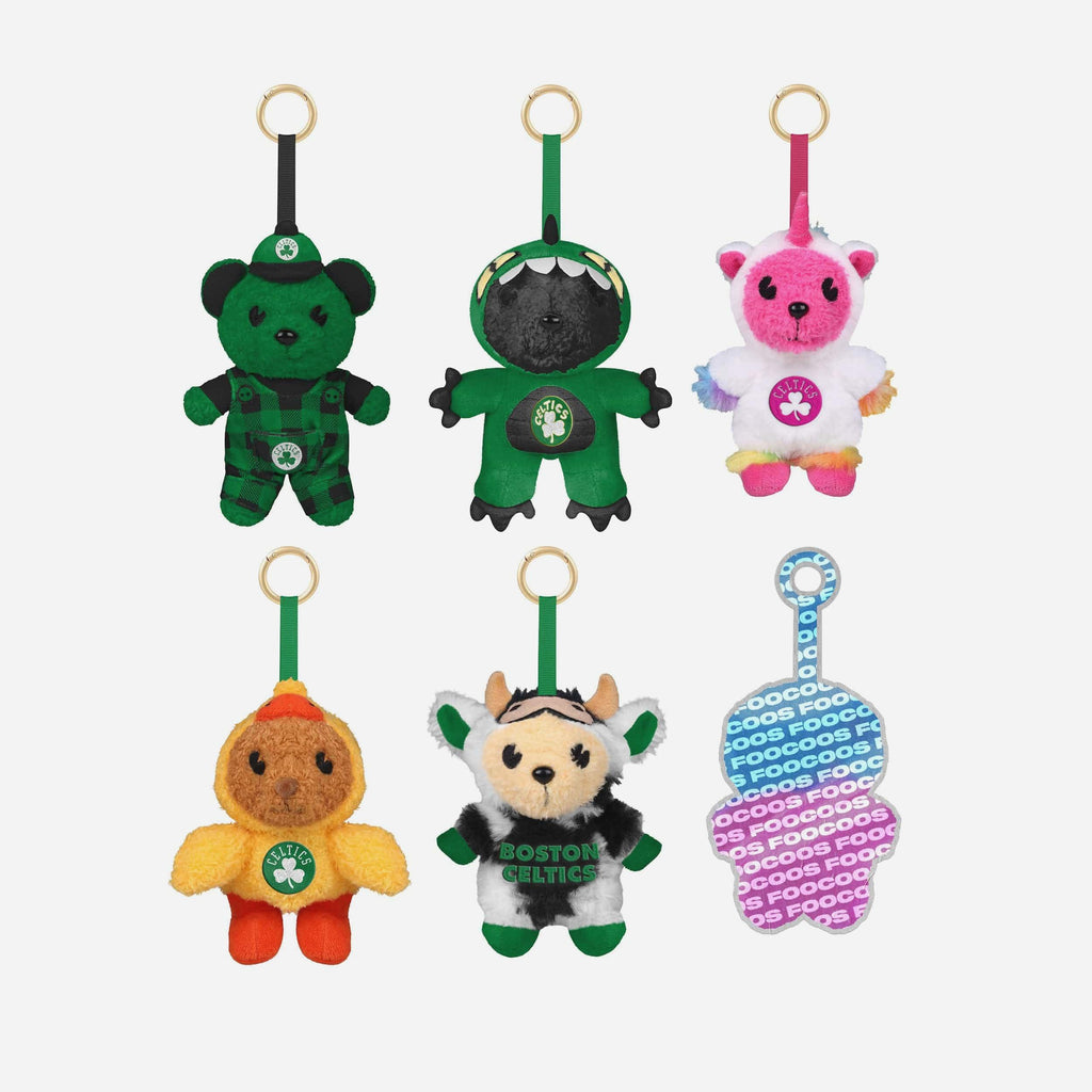 Boston Celtics FOOCOOS Plush Bag Charm Keychain Blind Box Series 1 FOCO - FOCO.com