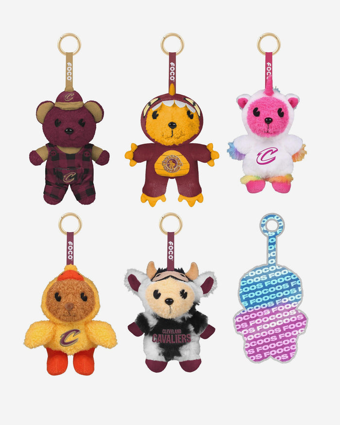Cleveland Cavaliers FOOCOOS Plush Bag Charm Keychain Blind Box Series 1 FOCO - FOCO.com