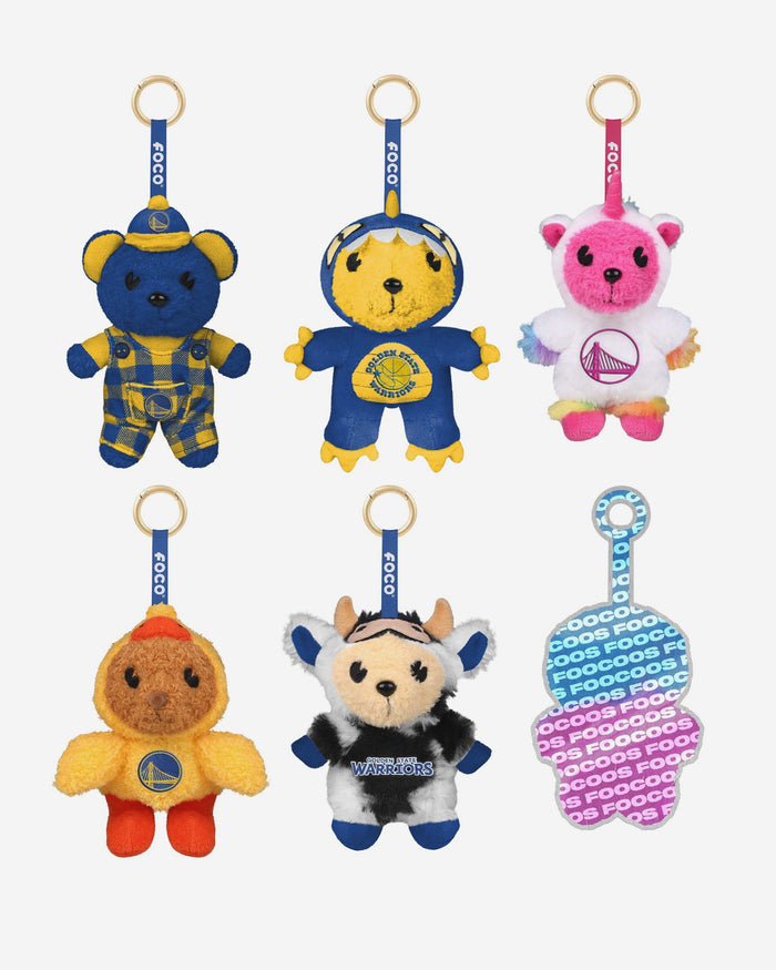 Golden State Warriors FOOCOOS Plush Bag Charm Keychain Blind Box Series 1 FOCO - FOCO.com