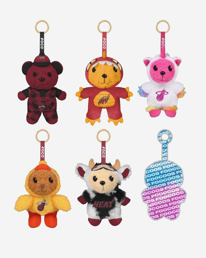 Miami Heat FOOCOOS Plush Bag Charm Keychain Blind Box Series 1 FOCO - FOCO.com