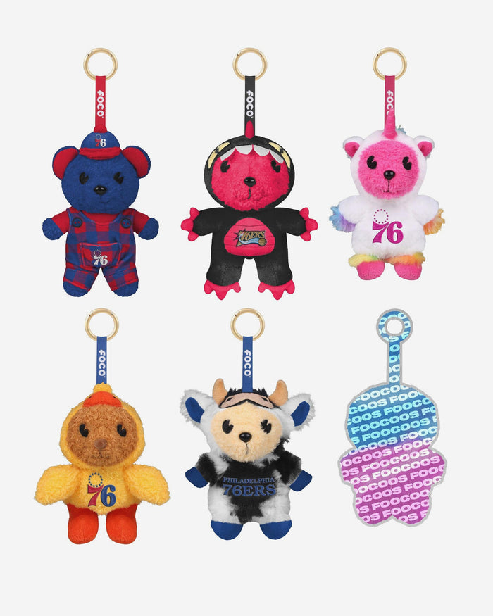 Philadelphia 76Ers FOOCOOS Plush Bag Charm Keychain Blind Box Series 1 FOCO - FOCO.com