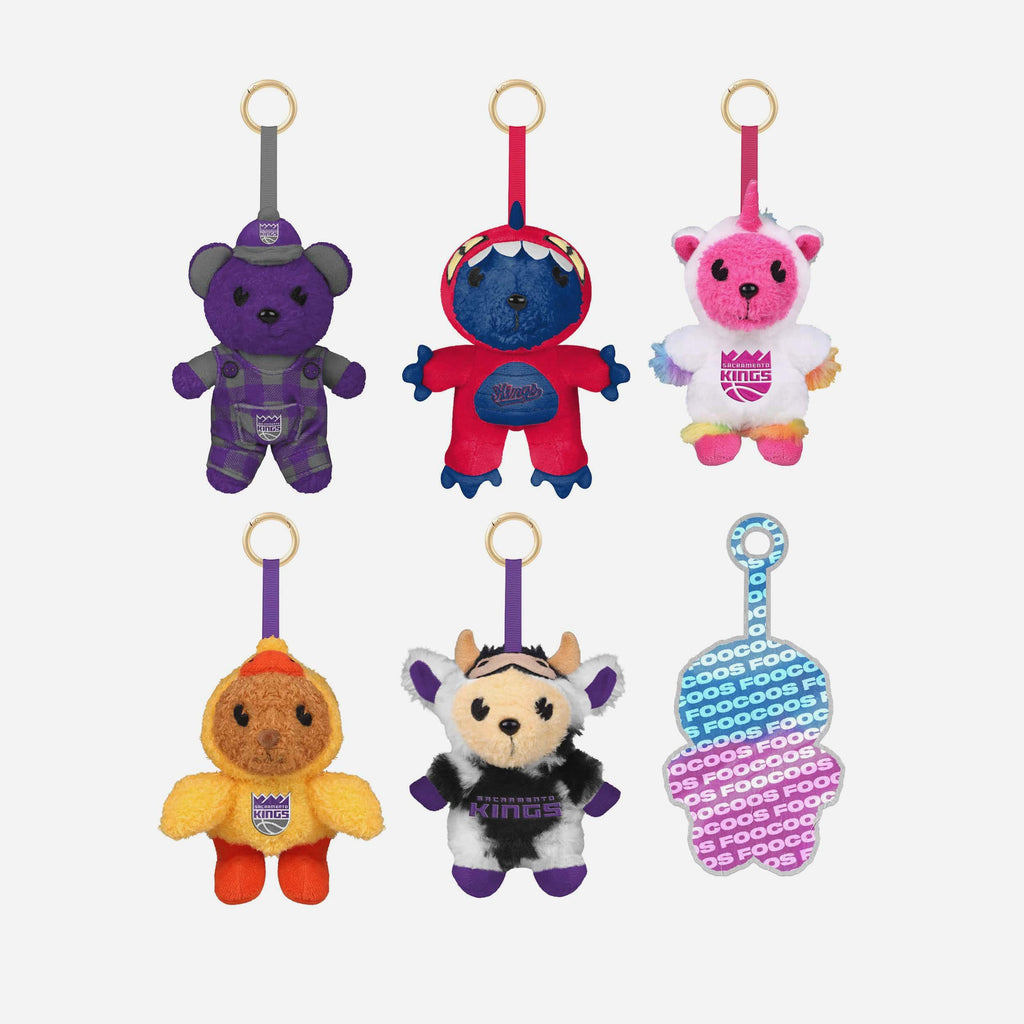 Sacramento Kings FOOCOOS Plush Bag Charm Keychain Blind Box Series 1 FOCO - FOCO.com