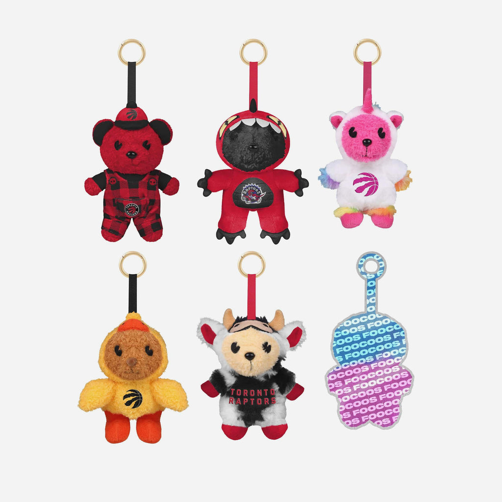 Toronto Raptors FOOCOOS Plush Bag Charm Keychain Blind Box Series 1 FOCO - FOCO.com