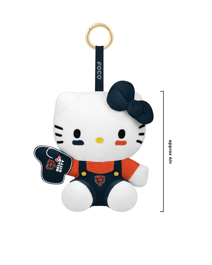 Chicago Bears Hello Kitty® FOOCOOS Plush Bag Charm Keychain Blind Box Series 1 FOCO - FOCO.com