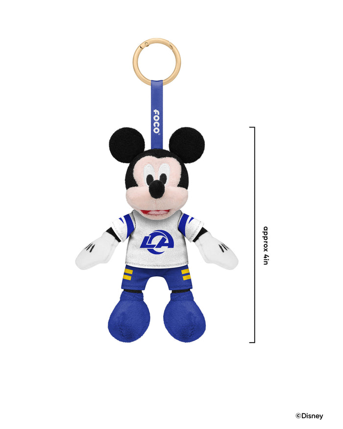 Los Angeles Rams Disney Mickey Mouse FOOCOOS Clip-On Plush Blind Box Series 1 FOCO - FOCO.com