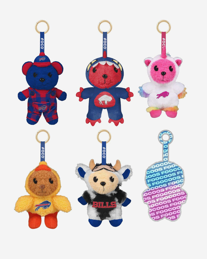 Buffalo Bills FOOCOOS Plush Bag Charm Keychain Blind Box Series 1 FOCO - FOCO.com