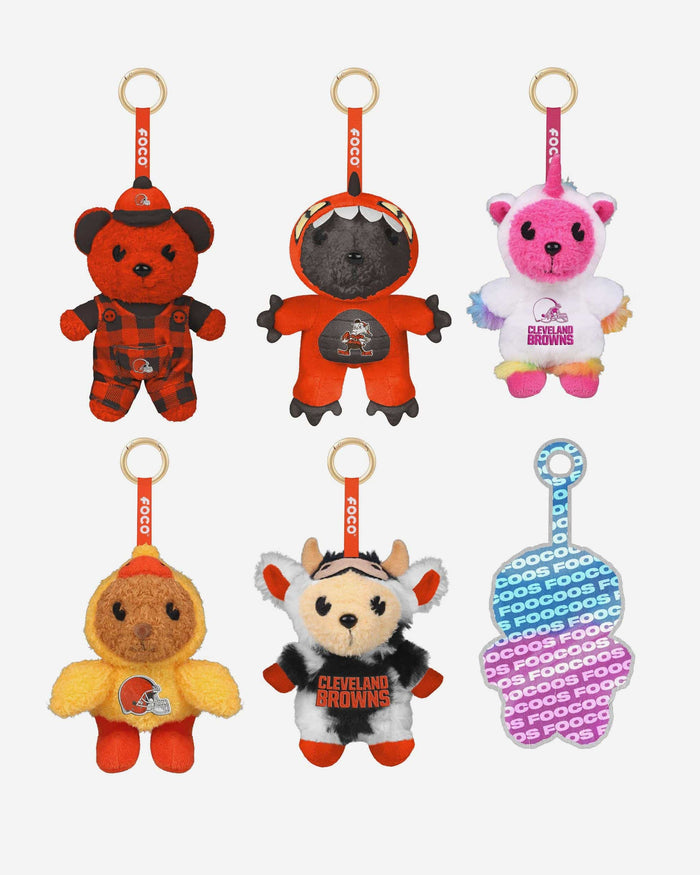 Cleveland Browns FOOCOOS Plush Bag Charm Keychain Blind Box Series 1 FOCO - FOCO.com
