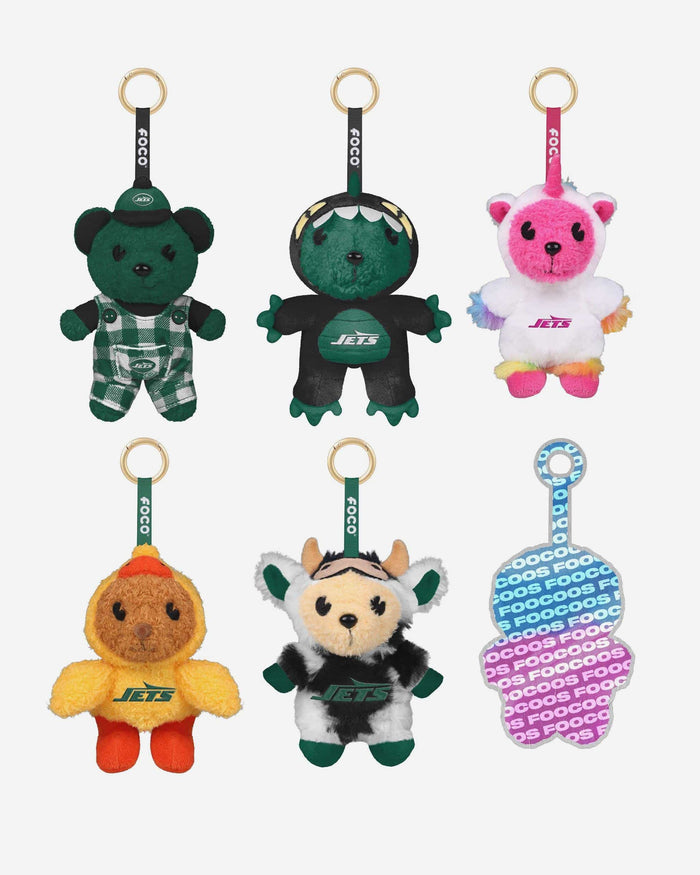 New York Jets FOOCOOS Plush Bag Charm Keychain Blind Box Series 1 FOCO - FOCO.com