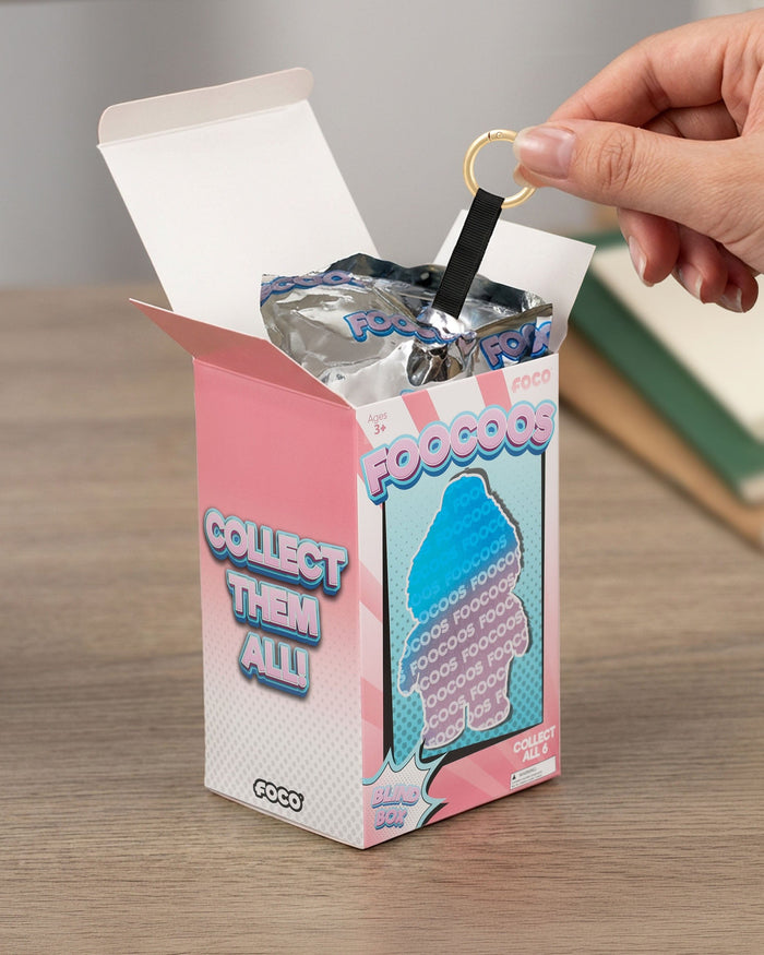 New England Patriots FOOCOOS Plush Bag Charm Keychain Blind Box Series 1 FOCO - FOCO.com