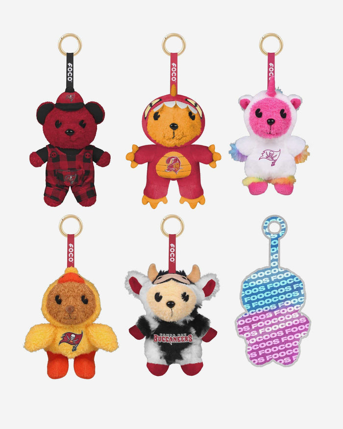 Tampa Bay Buccaneers FOOCOOS Plush Bag Charm Keychain Blind Box Series 1 FOCO - FOCO.com