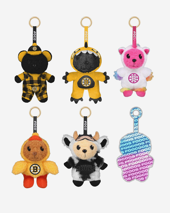Boston Bruins FOOCOOS Plush Bag Charm Keychain Blind Box Series 1 FOCO - FOCO.com