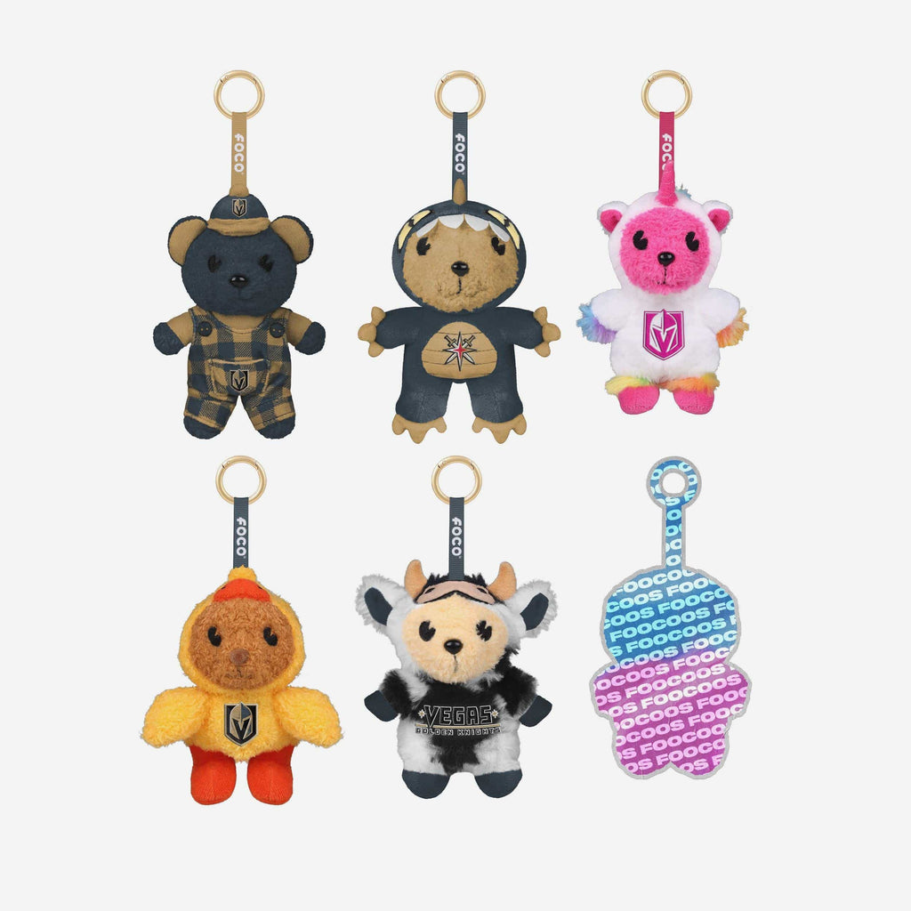 Vegas Golden Knights FOOCOOS Plush Bag Charm Keychain Blind Box Series 1 FOCO - FOCO.com
