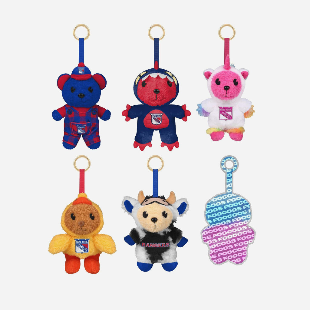 New York Rangers FOOCOOS Plush Bag Charm Keychain Blind Box Series 1 FOCO - FOCO.com