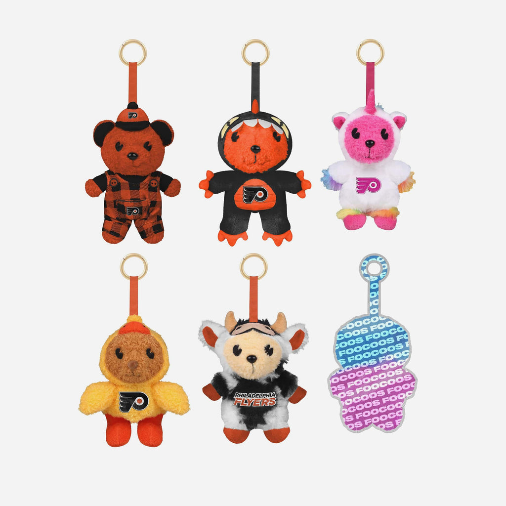 Philadelphia Flyers FOOCOOS Plush Bag Charm Keychain Blind Box Series 1 FOCO - FOCO.com