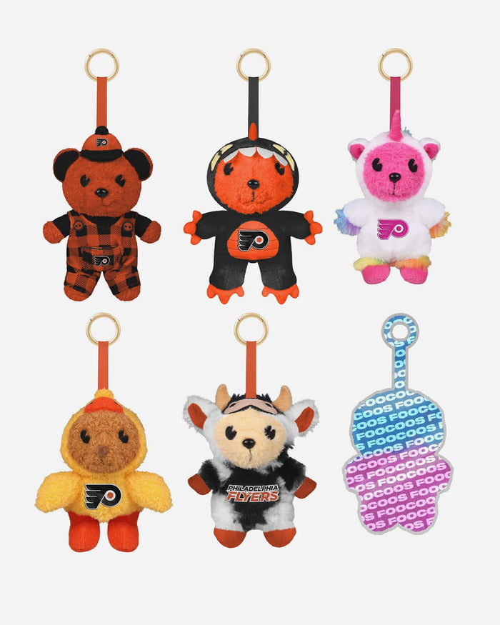 Philadelphia Flyers FOOCOOS Plush Bag Charm Keychain Blind Box Series 1 FOCO - FOCO.com